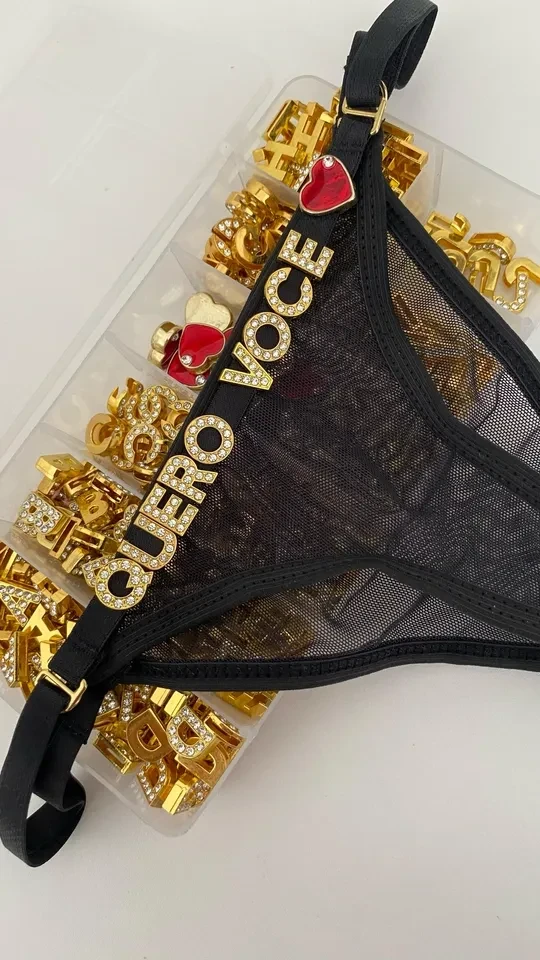 Calcinha 36 ao 46 personalizavél- tule preta  - 2