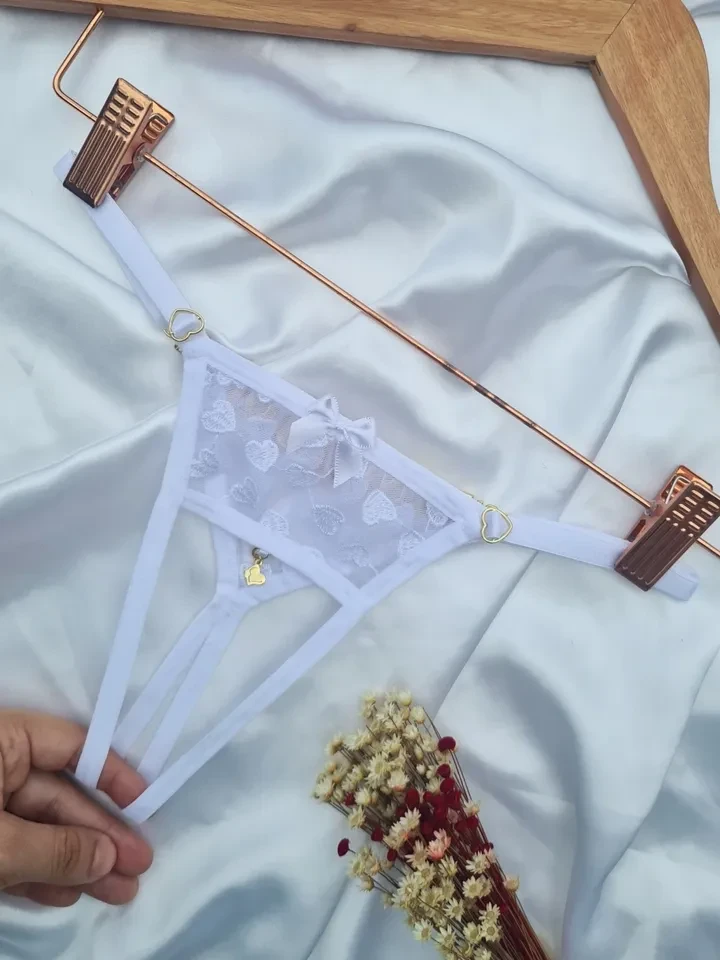 Calcinha secretária 34 ao 42 personalizavel - branca - 2