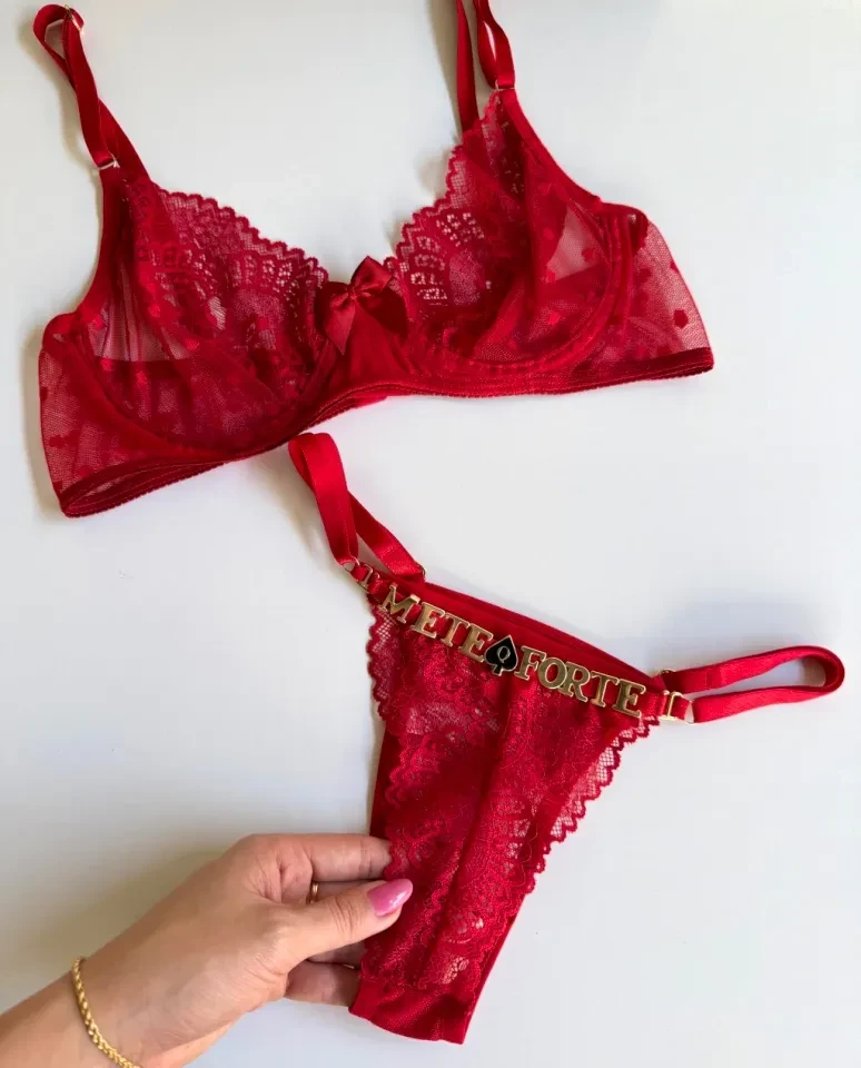 Conjunto romantic P e M personalizavél  - 4