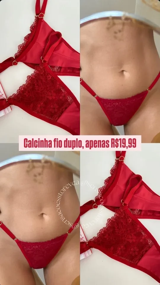 Calcinha de renda  - 1