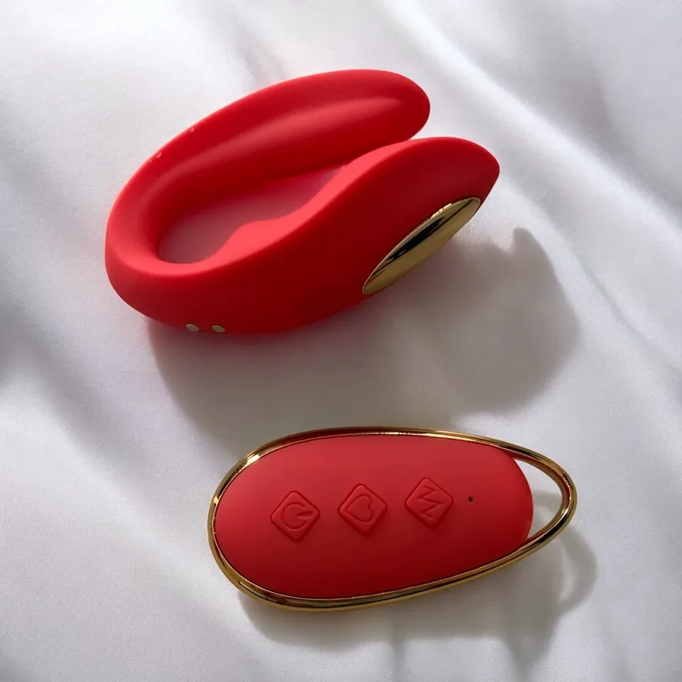 Vibrador de casal RED com controle, USB - 1