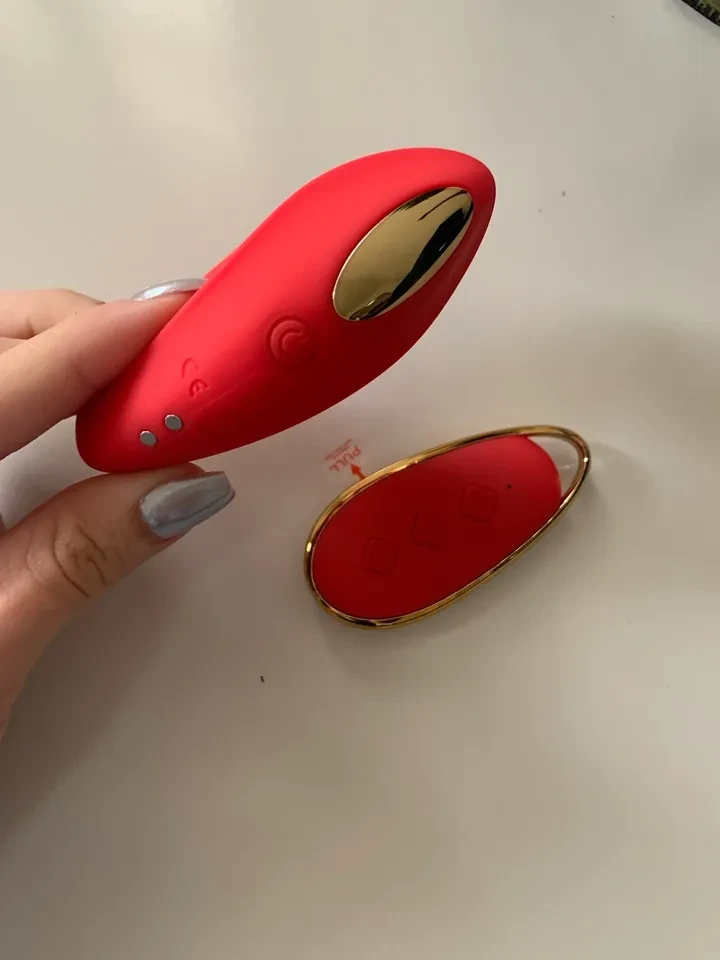 Vibrador de casal RED com controle, USB - 2
