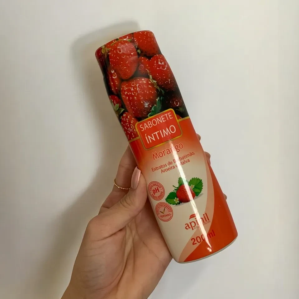 Sabonete íntimo - aroma morango - 1