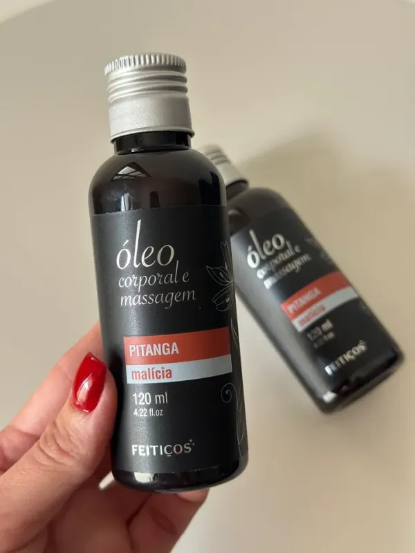 Óleo Pitanga Malícia corporal e massagem,120ml