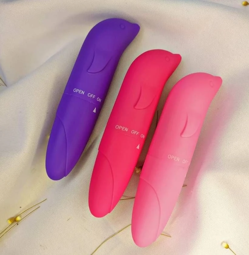 Vibrador golfinho + 1 pilha comum  - 1
