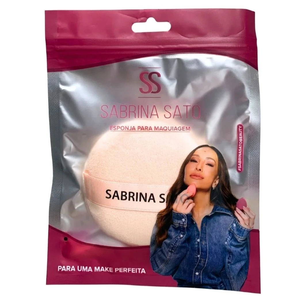Esponja de Maquiagem Formato Coração - Sabrina Sato 🤎 - 1