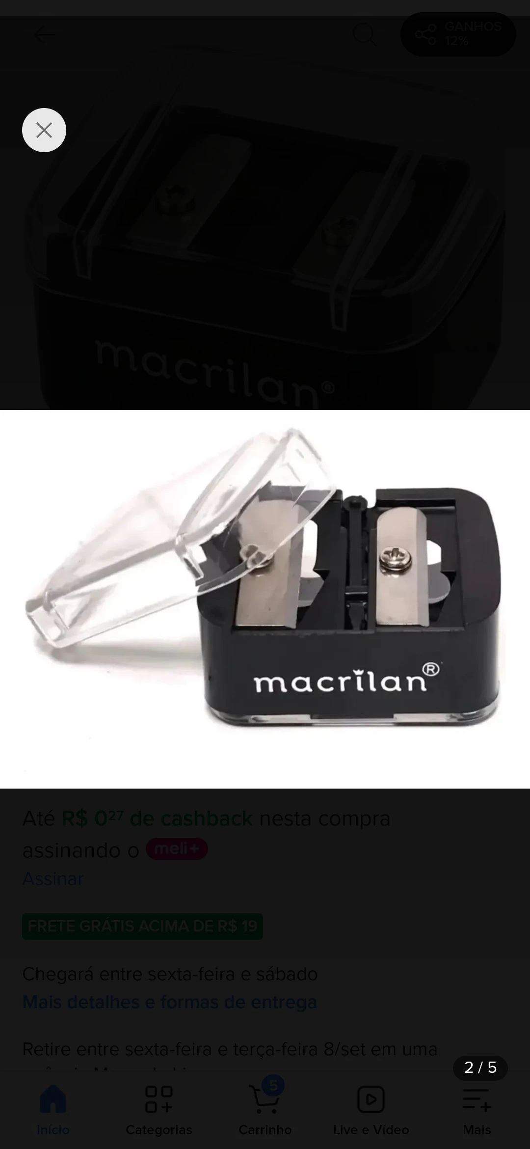 Apontador Duplo Macrilan! ✨ - 3