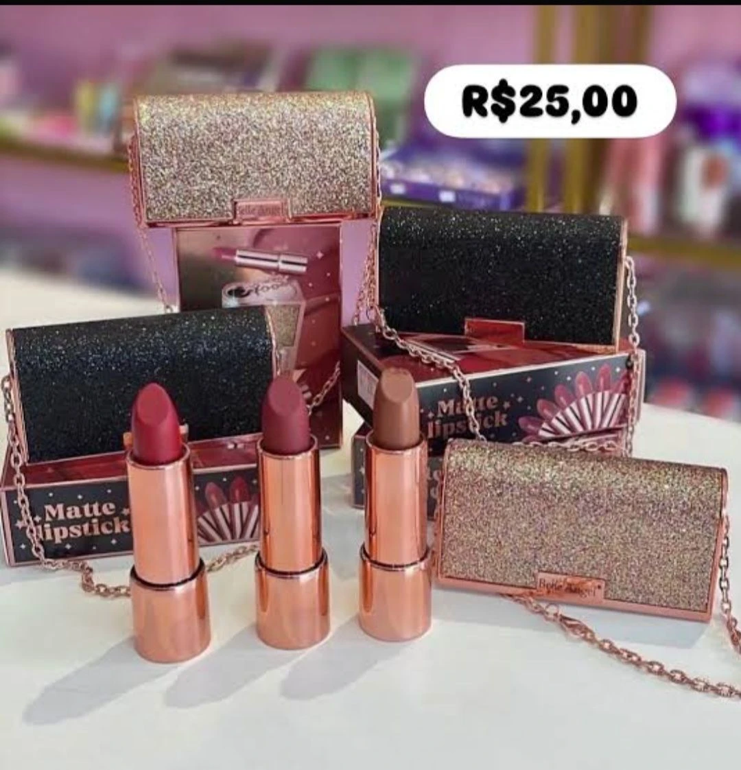 Batom Matte Bolsinha - Belle Angel 👛✨ - 4