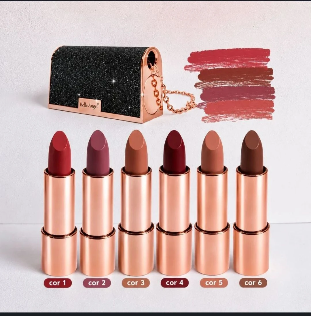 Batom Matte Bolsinha - Belle Angel 👛✨ - 2