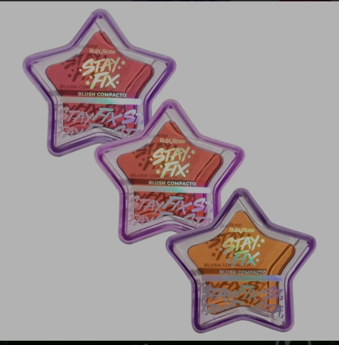 Blush Compacto Stay Fix Ruby Rose! 💖 - 1