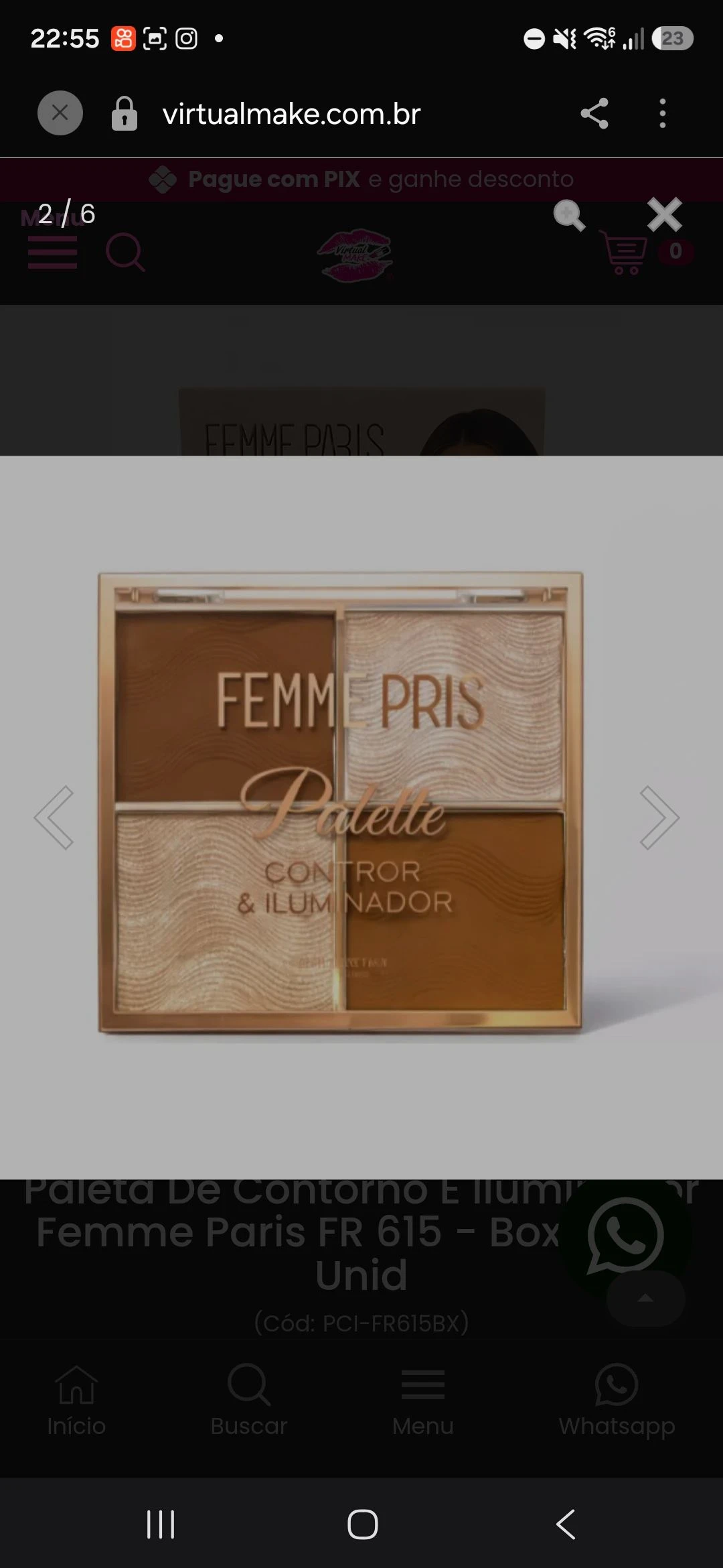 Paleta Essencial Femme Paris! 💎💖 - 2