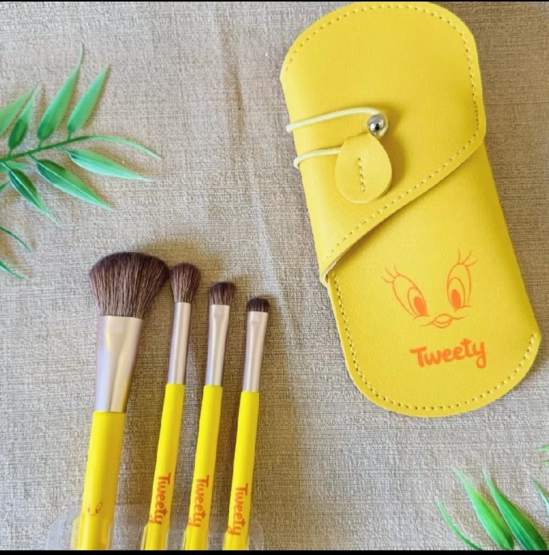 Kit de Pincéis Looney Tunes - Tweety (Piu-Piu) by Miss Frandy 💛 - 2