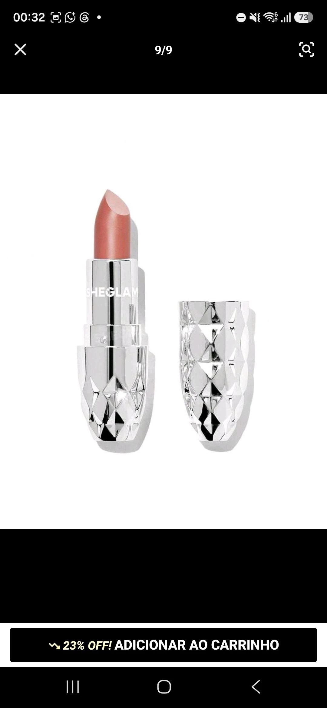 Batom de Veludo Starlight Sheglam (Cor: Beach Babe)! - 2