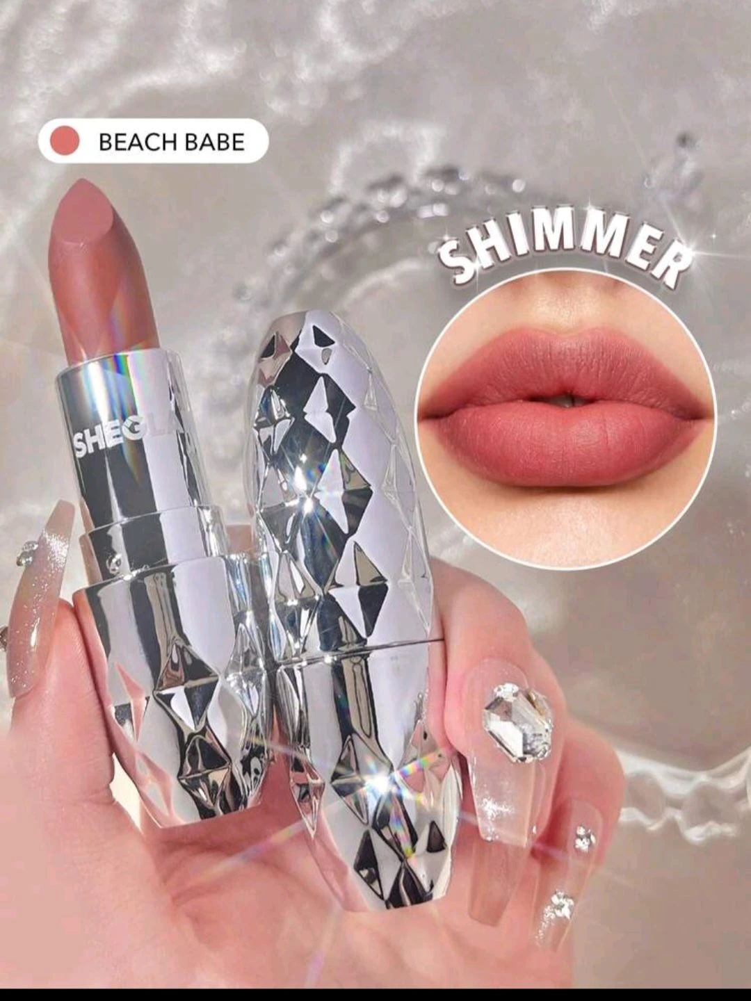 Batom de Veludo Starlight Sheglam (Cor: Beach Babe)! - 4