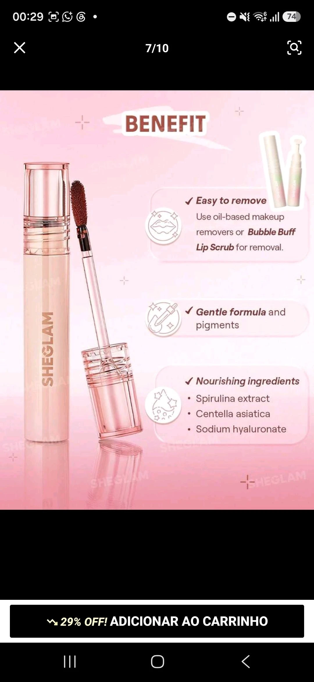 Delineador Labial Peel-Off Sheglam! ✨ - 2