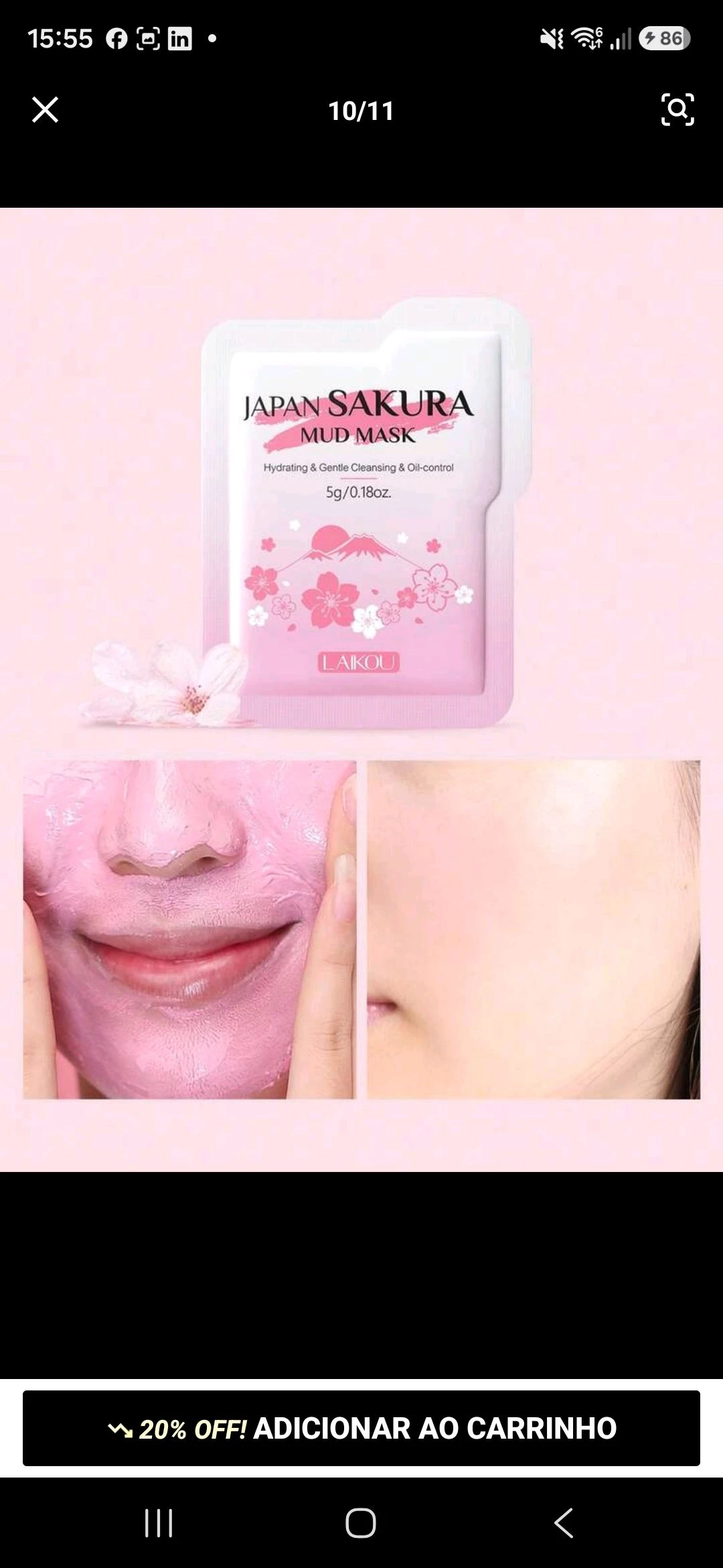 Sache facial  - 1
