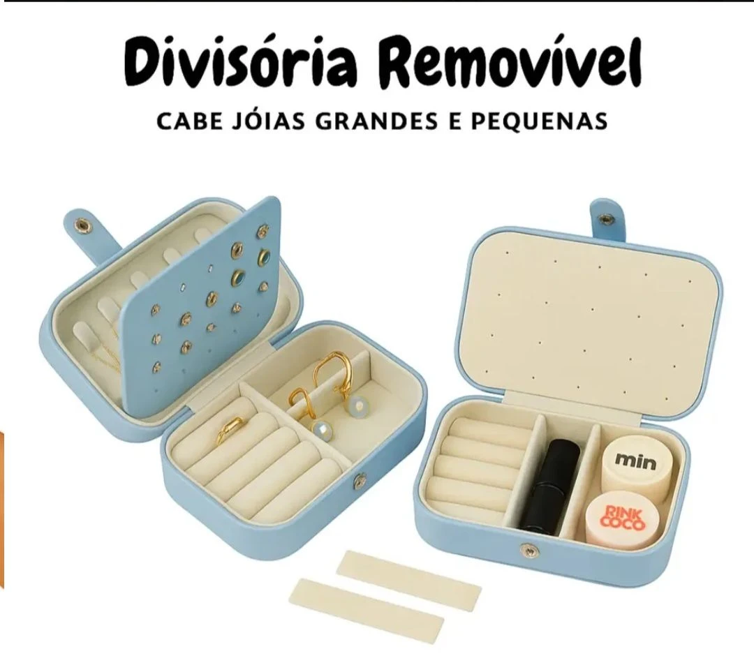 : Mini Maleta Porta-Joias Portátil! ✨ - 2