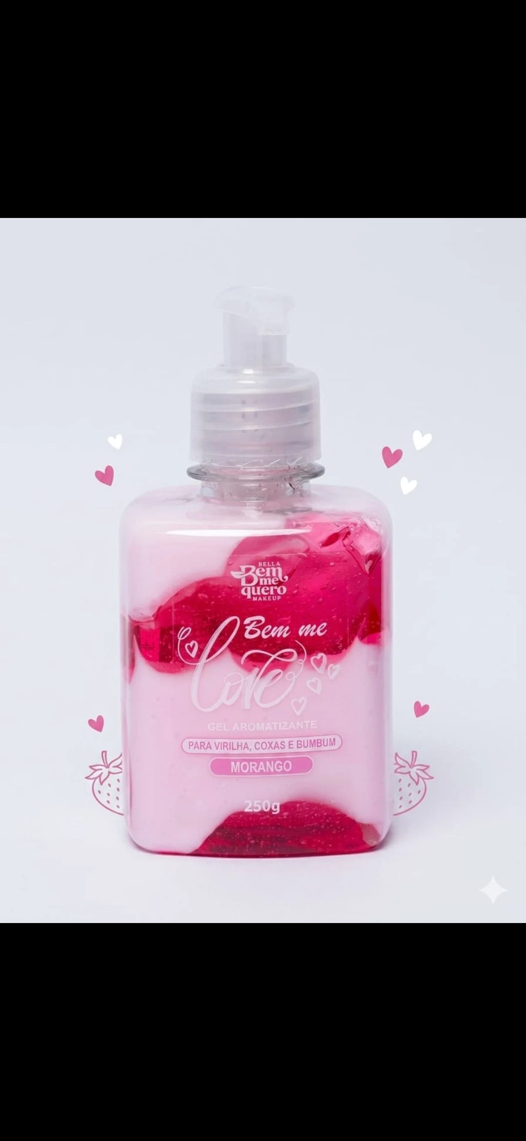 Gel Aromatizante Bem Me Love sabor Morang - 2