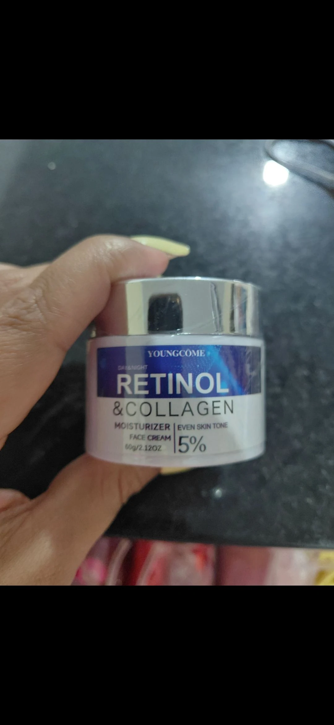 Creme Facial Retinol & Collagen 5% - Lgramér (60g) 💜✨ - 1