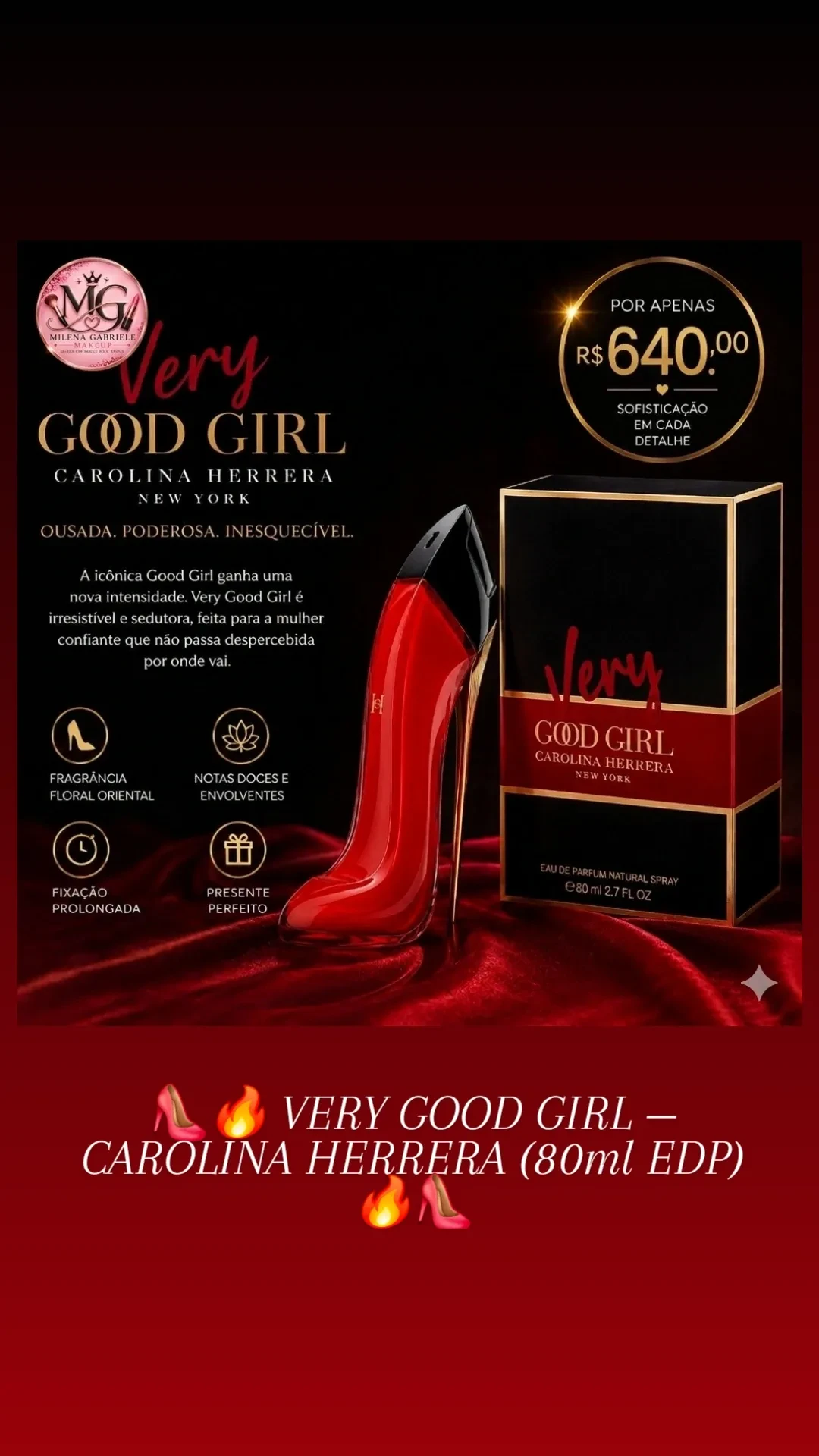 ​👠🔥 VERY GOOD GIRL — CAROLINA HERRERA (80ml EDP) 🔥👠 - 1