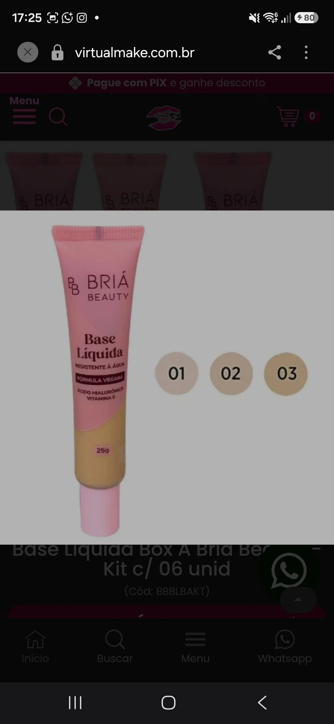 Base Líquida Briá Beauty (25 g) - 1