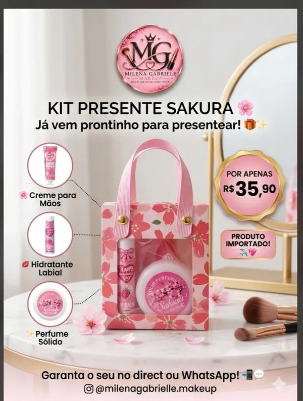 Kit Presente sakura