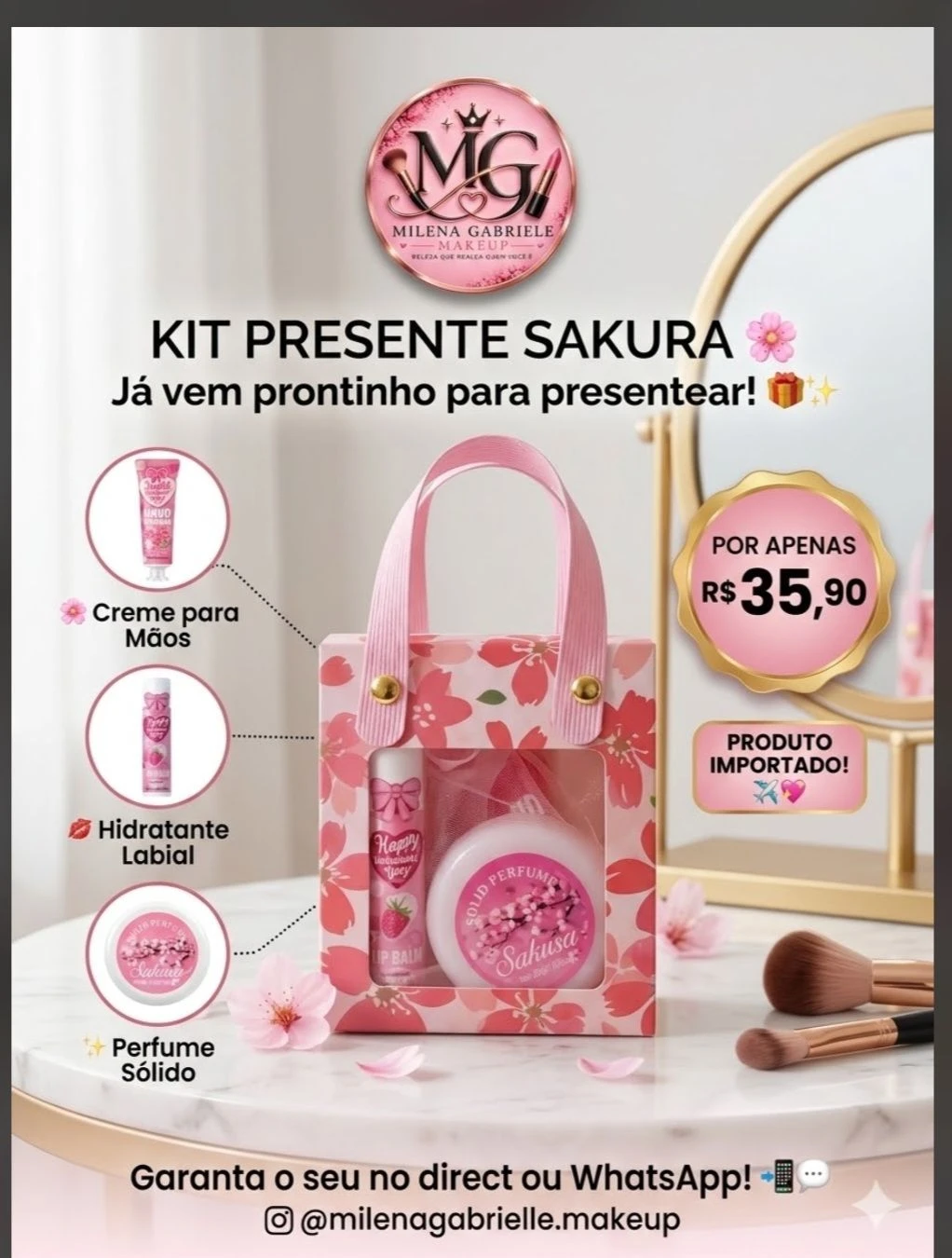 Kit Presente sakura - 1