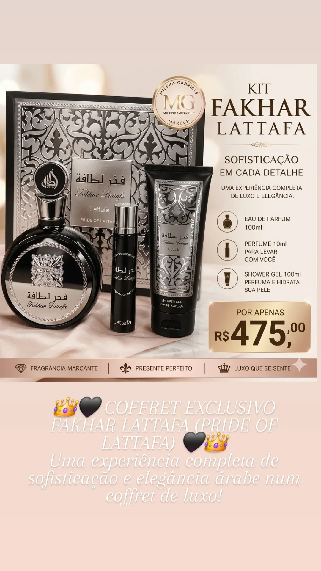 Kit perfume masculino  - 1