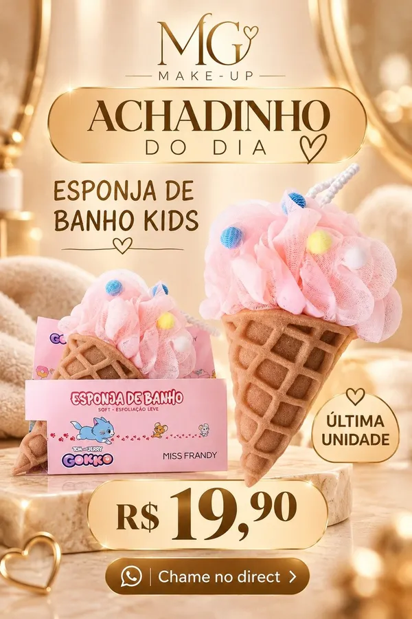 Esponja de Banho Sorvete Miss Frandy
