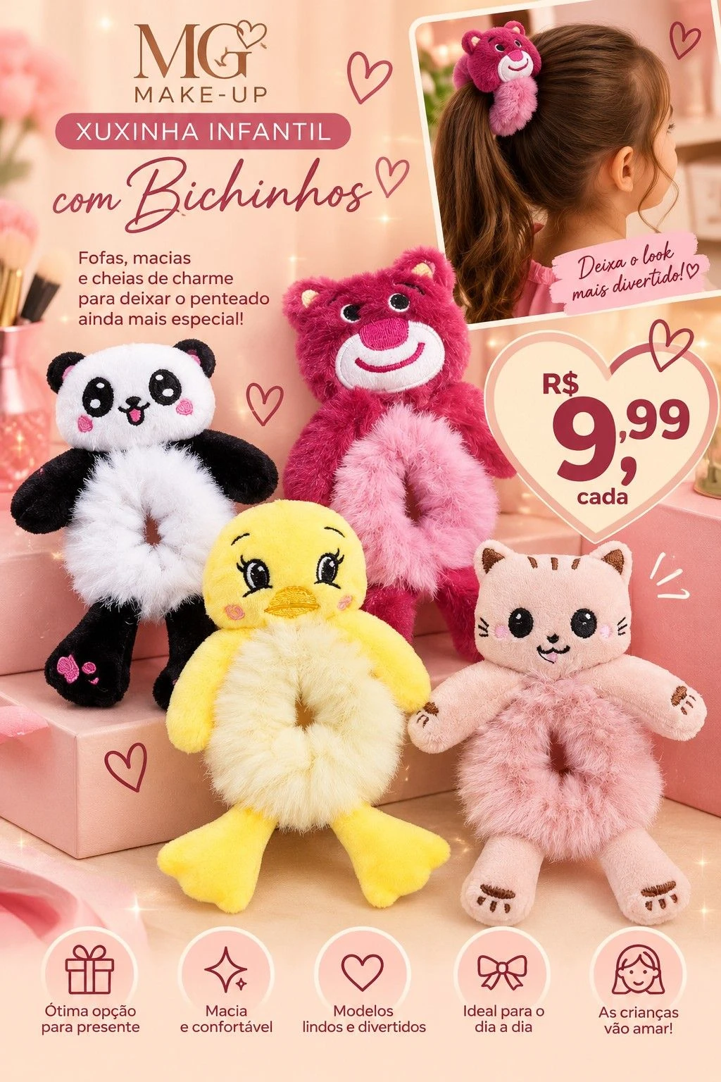 Xuxinha de Pelúcia com Bichinhos - 1