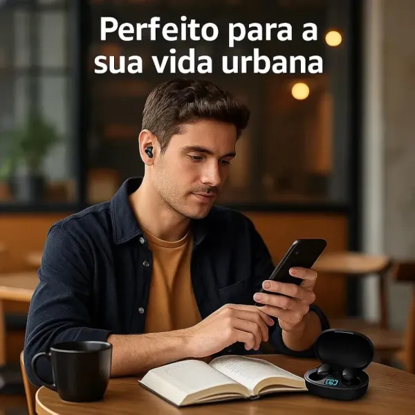 Fone De Ouvido Sem Fio A6s Bluetooth 5.0 TWS - imagem 5