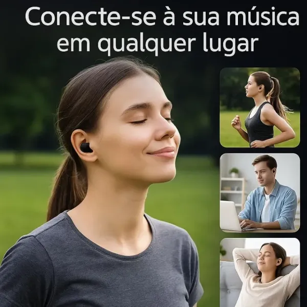 Fone De Ouvido Sem Fio A6s Bluetooth 5.0 TWS - imagem 2