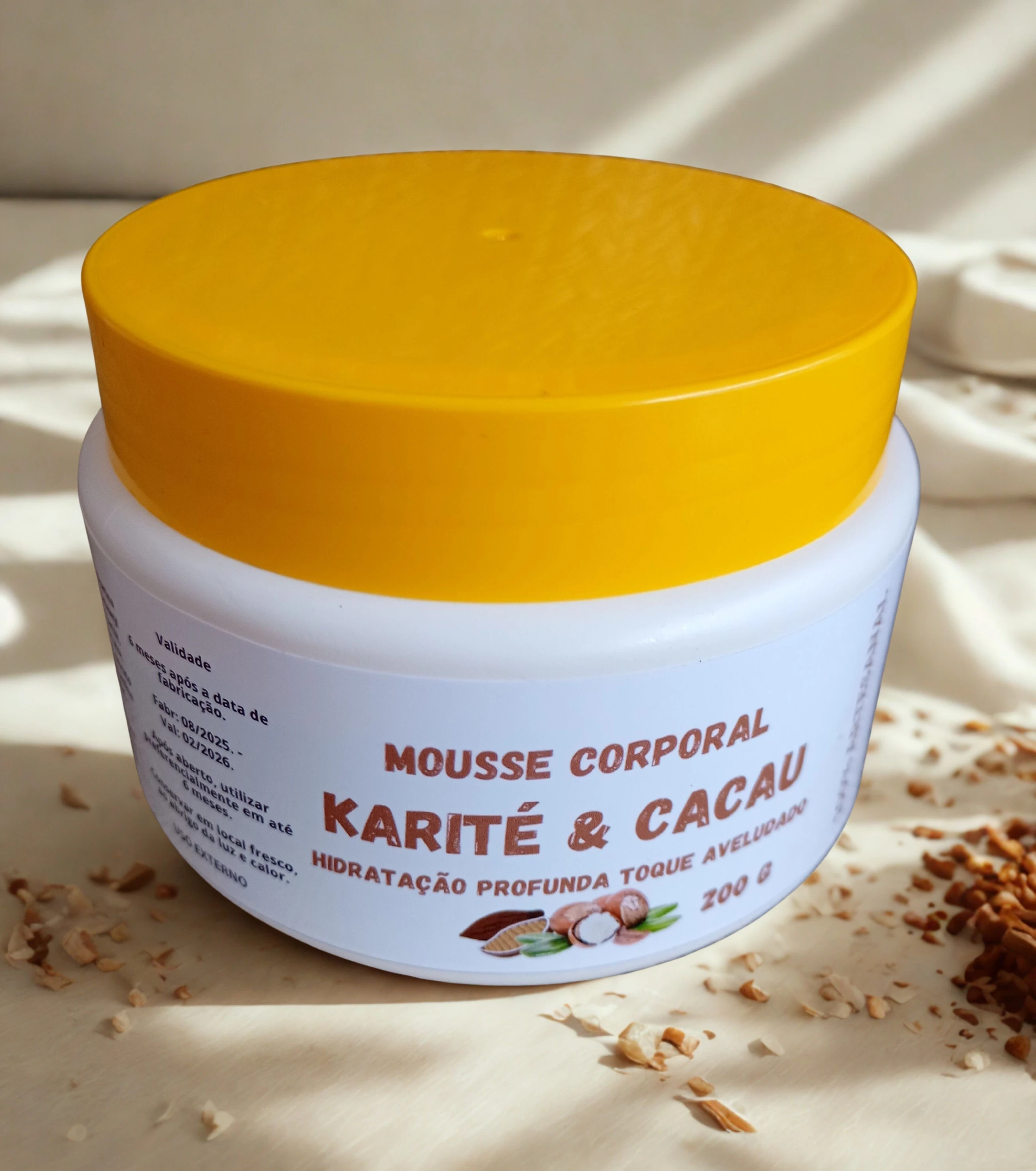 Mousse corporal Cacau e Karité  - 2