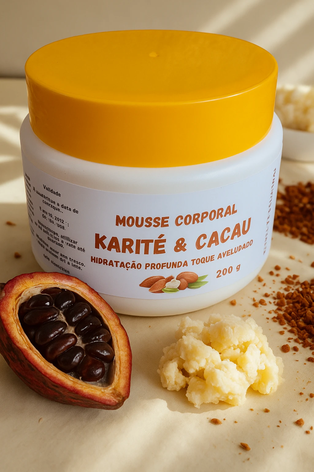 Mousse corporal Cacau e Karité  - 3
