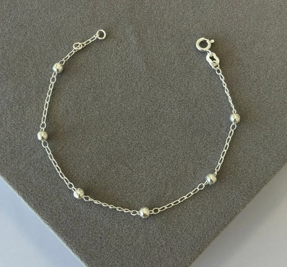 Pulseira 6 bolinhas 5 mm - 1