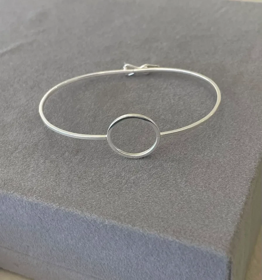 Bracelete liso redondo 1,5 mm - 2,4g - 2