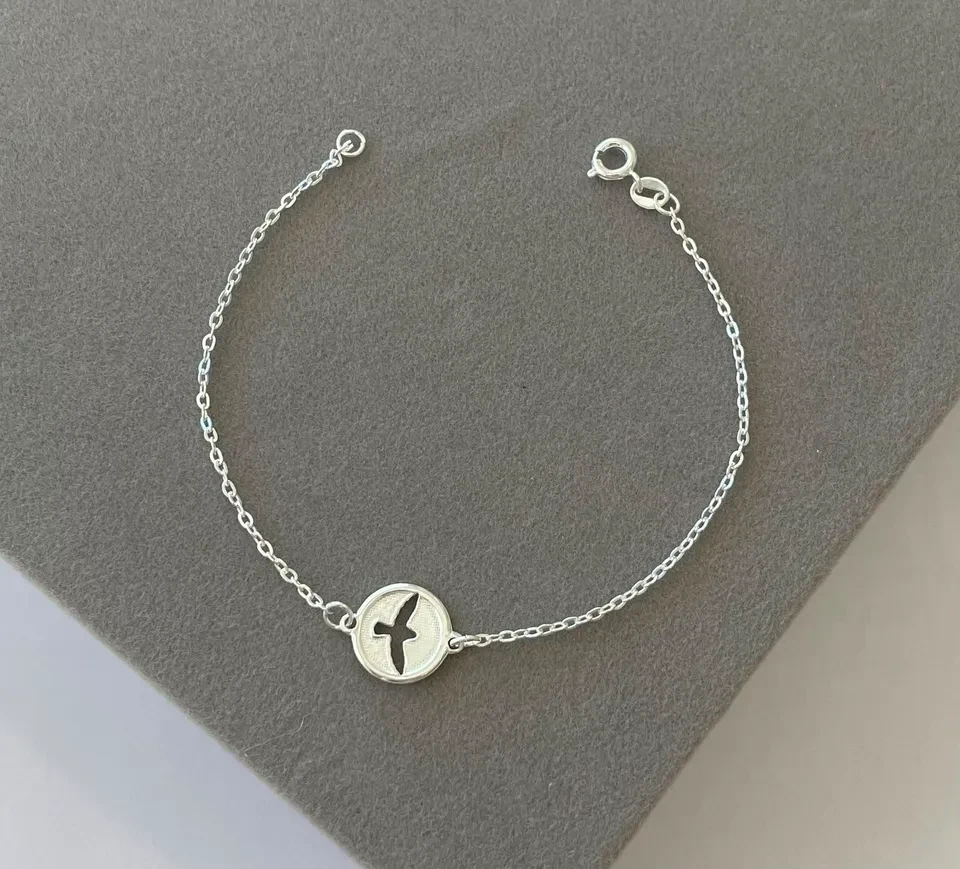 Pulseira Cartier redonda placa Espírito Santo vaz fosca - 1