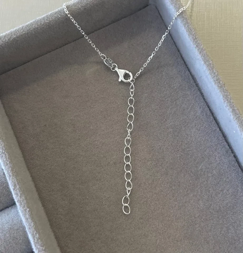 Corrente lisa elo cartier 1 mm x 40+5 cm  - 4