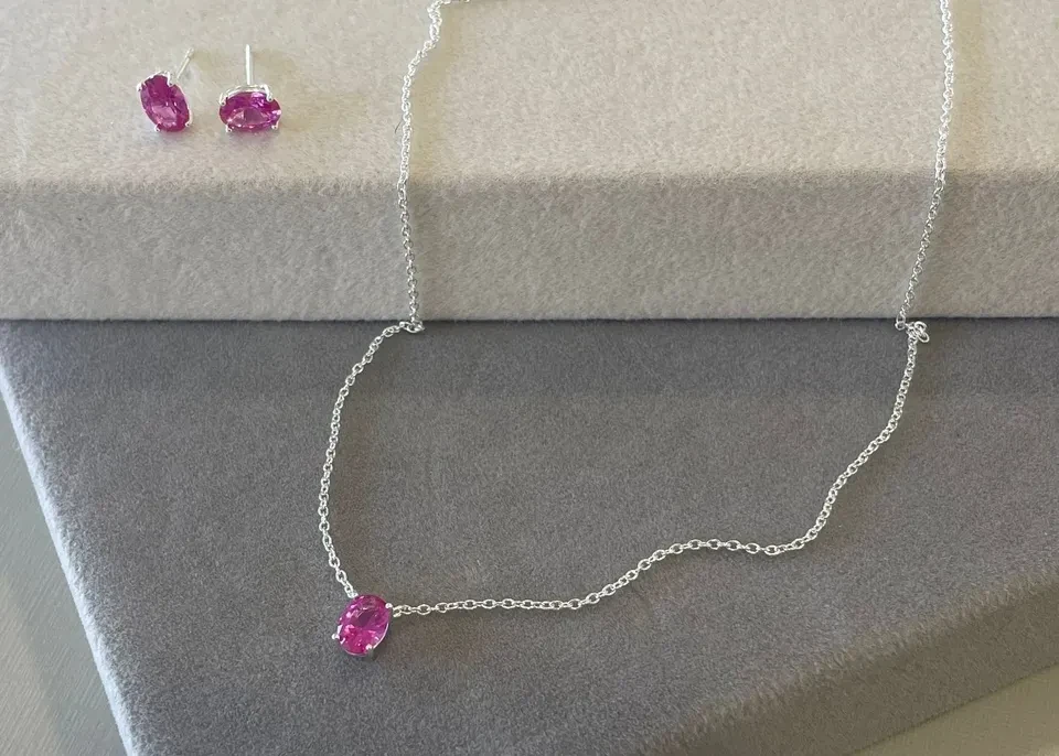 Conjunto oval joinha 40 cm + extensor - 1