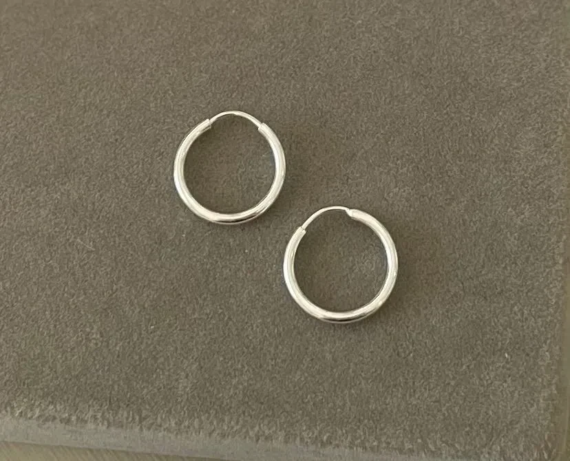 Argola redonda 1,3 cm - 2