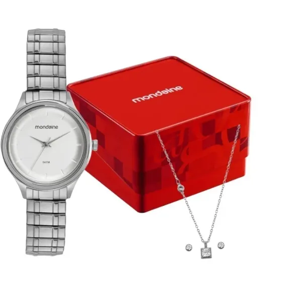 Relógio Mondaine kit feminino 32782L0MVNE2K3