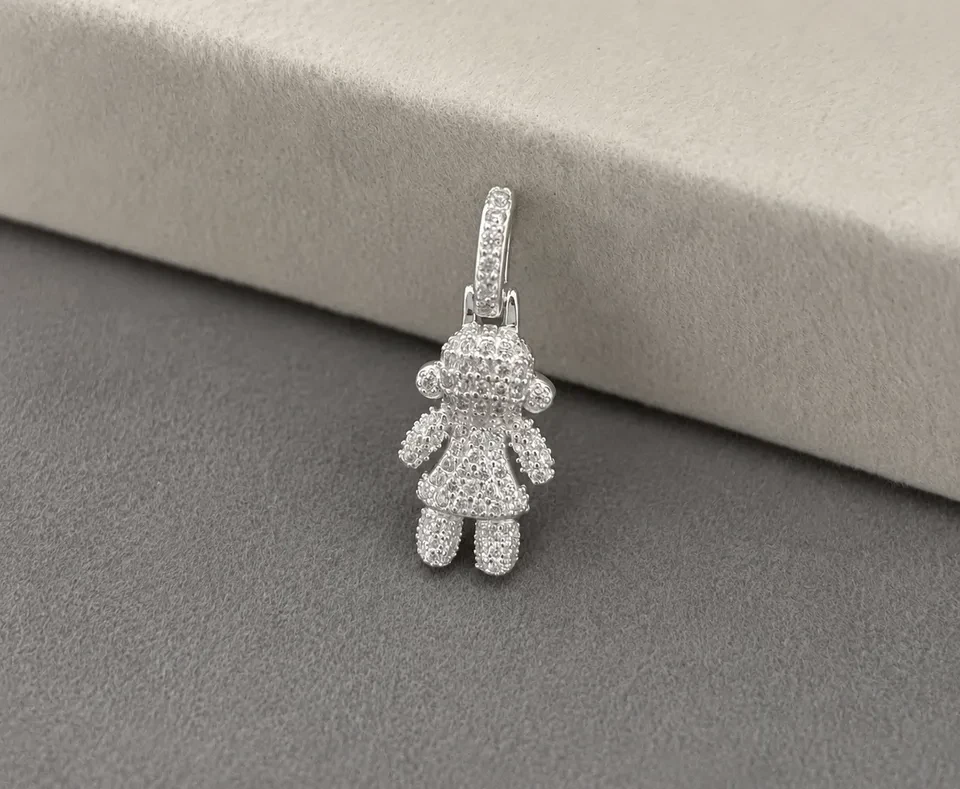 Pingente liso lap menina 2 cm - 2.14g - 1