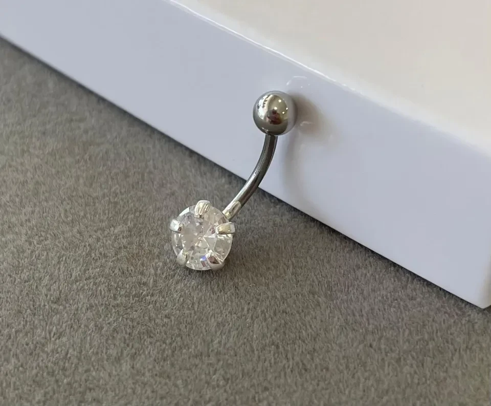 Piercing umbigo ponto de luz 6mm mod.2 PR19  - 2