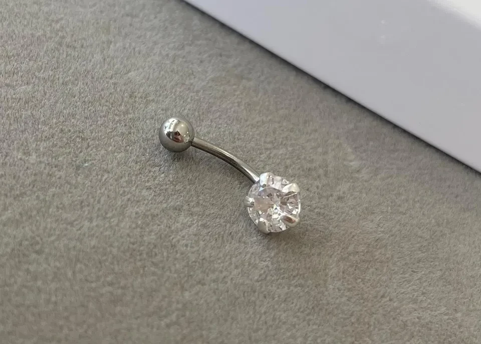 Piercing umbigo ponto de luz 6mm mod.2 PR19  - 1
