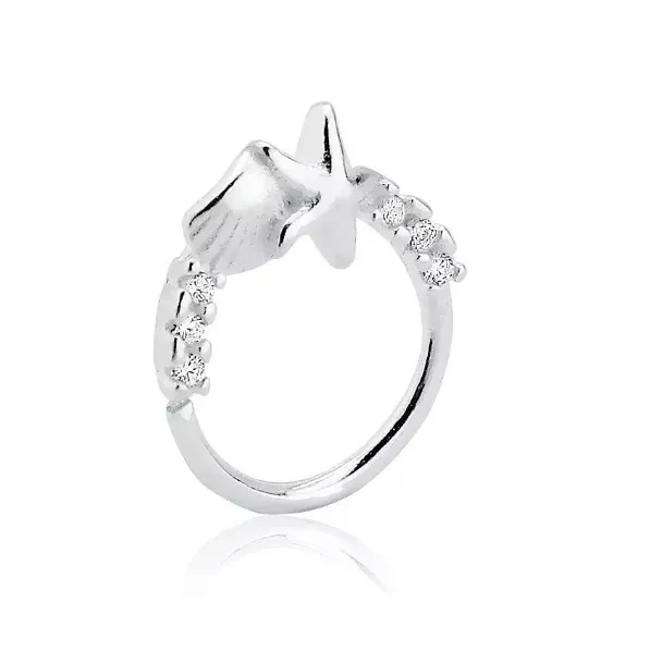 Piercing concha estrela do mar 8 mm  - 1
