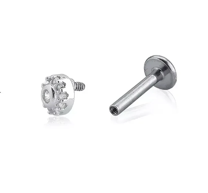 Piercing rodinha base reta PR5 - 1