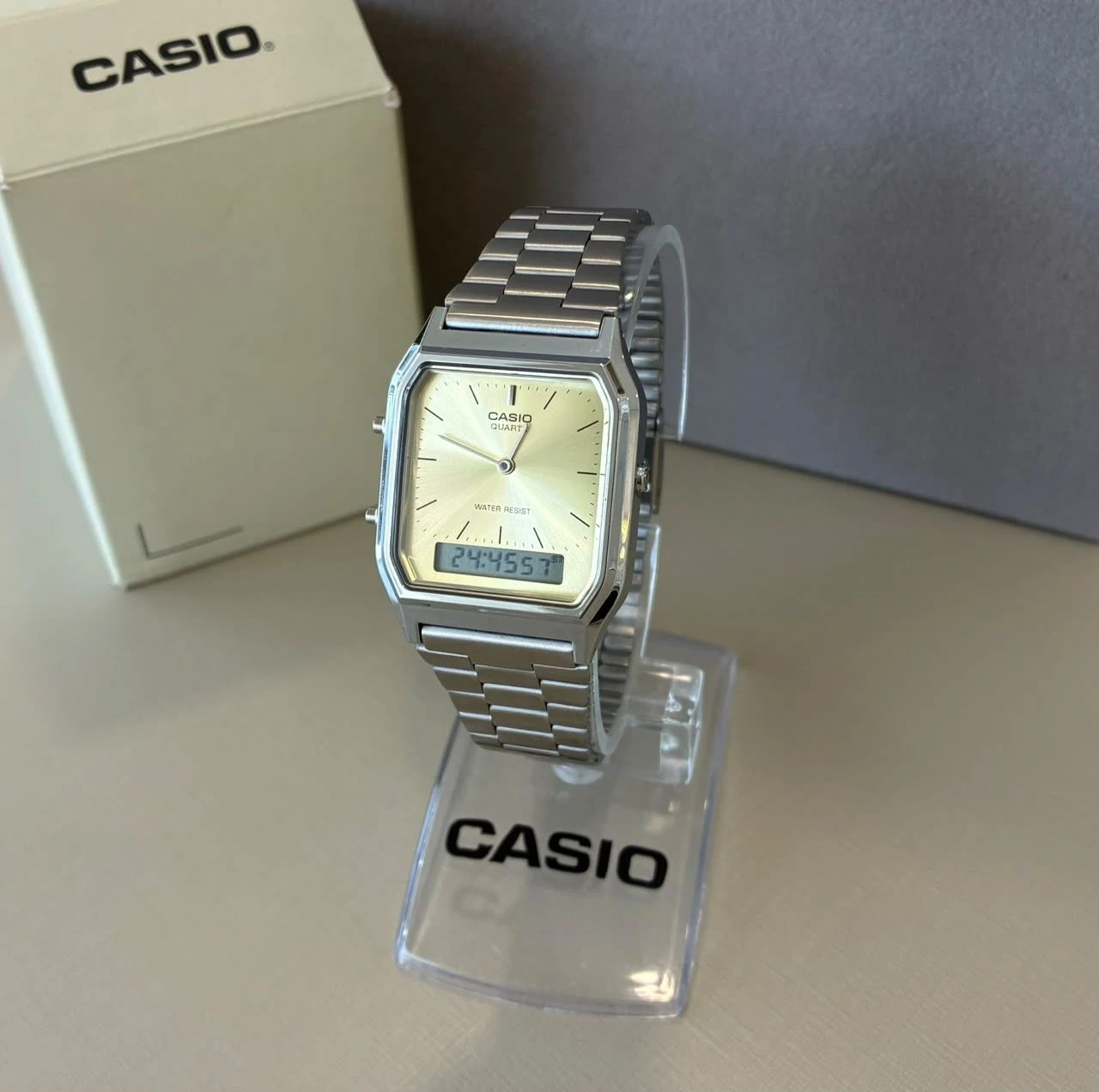 Relógio Casio unissex AQ-230A-4AMQYDF-SC - 1