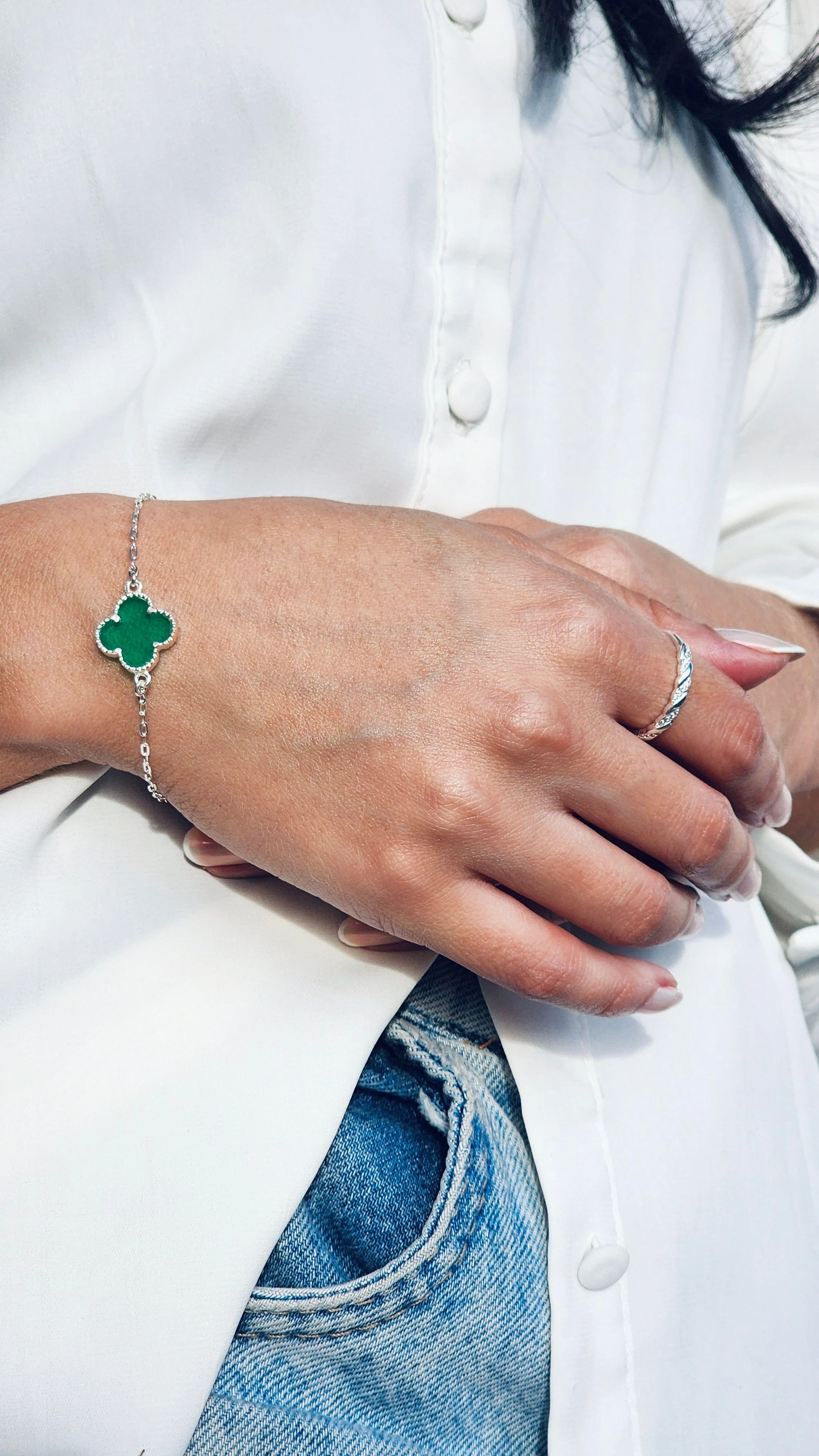 Pulseira Trevo Verde - 2