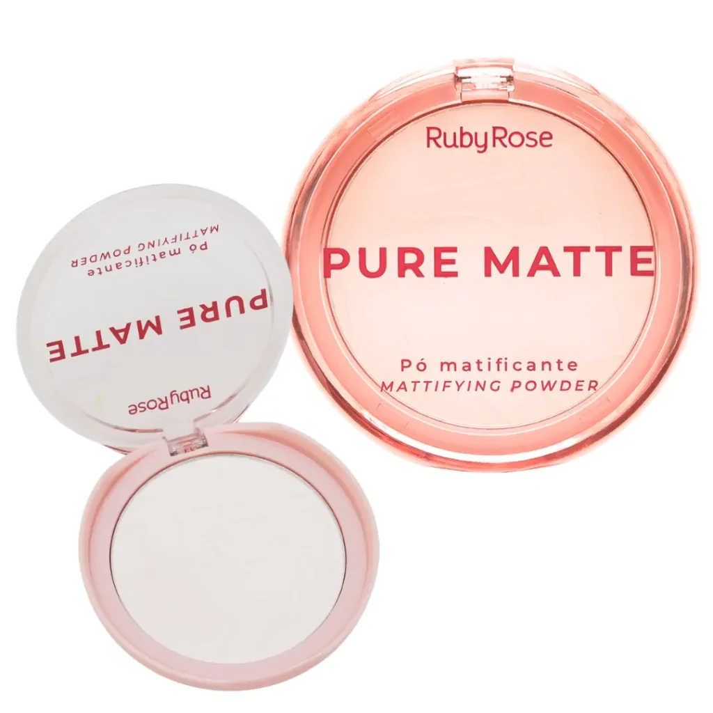 pó matificante - ruby rose- linha rosa - 1