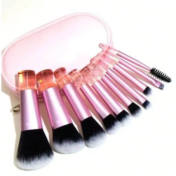 kit de pincéis dupe real techniquis- com estojinho - imagem 2